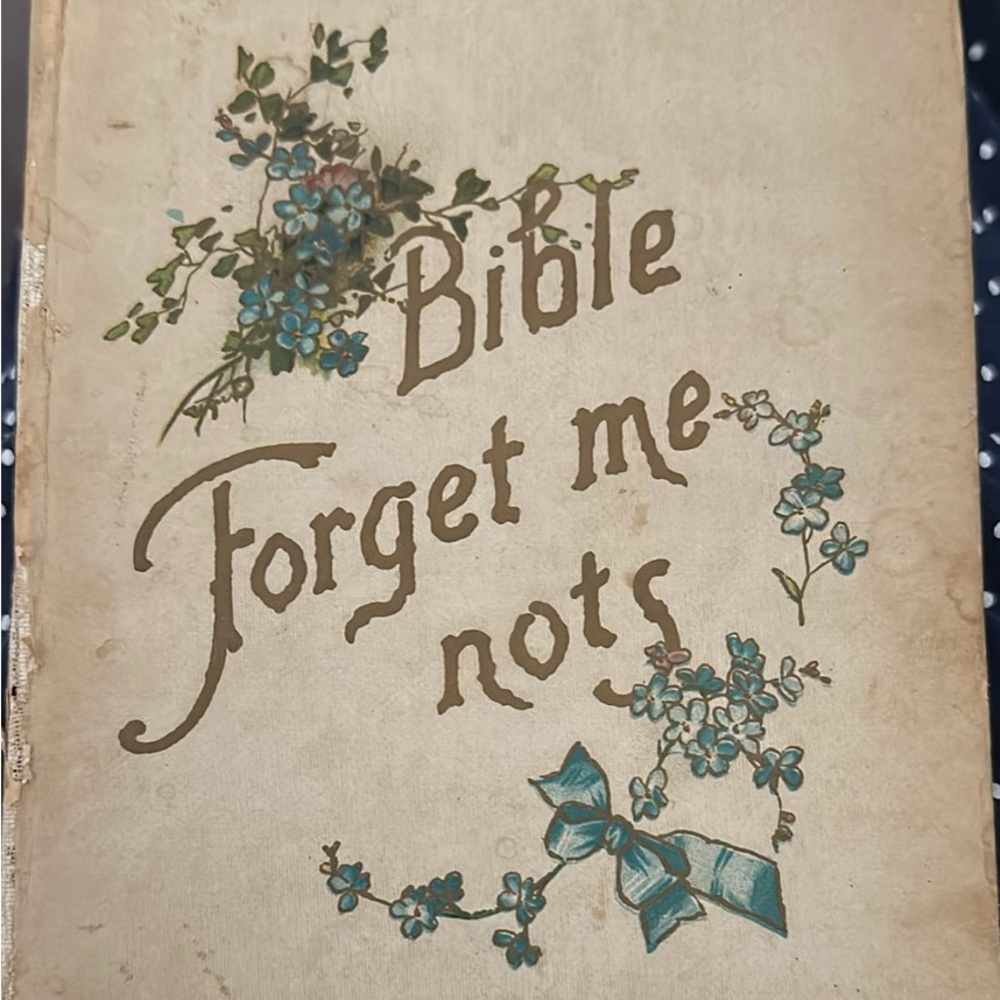 Vintage 'Bible Forget Me Nots' Book